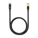 Baseus WKJS010101 10Gbps Ethernet Cable - 1m - Black Round Cable