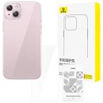 Baseus iPhone 15 Plus Schott Series Phone Case - Clear wiith Tempered Glass Screen Protector & Cleaning Kit