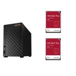 Asustor AS1102TL 2- Bay NAS With 2x WD 6 TB NAS HDD Bundle