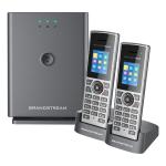 Grandstream DECT Basestation & Handset Bundle - DP752 - 20 hours talk time - 250 hours standby time - Push-to-talk via a configurable button