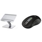 UGREEN 40291 Laptop Stand Bundle with Logitech M650 Wireless Mouse, Suitable for Business/Office essentials
