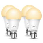 TP-Link Tapo L510B Smart Wi-Fi Dimmable LED Bulb B22 - 4-Pack