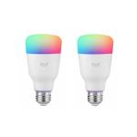 Yeelight W3 WiFi LED RGB E27 - (2 packs) Smart Light Bulb Maximum luminous flux of 900lm, 8W RGB, Colour adjustable and Dimmable - Remote Control Enabled