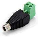 Dynamix CCTVDCJACKF DC Jack Adaptor 3.5mm Female Two Screw Block Terminals for Positive and Negative - Suits both