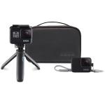 GoPro AKTTR-001 Travel Kit include The GoPro Shorty (Black), Sleeve + Lanyard (Black) + Compact Case