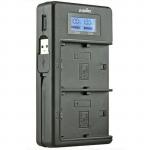 Jupio JDC2009  USB DEDICATED DUO CHARGER WITH LCD FOR PANASONIC DMW-BLF19E BATTERIES
