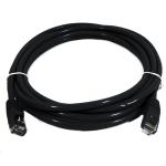 8Ware PL6A-2BLK Cat6A UTP Snagless Ethernet Cable - 2m - Black