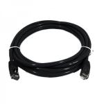 8Ware PL6A-15BLK CAT6A UTP Ethernet Cable, Snagless- Black 15M