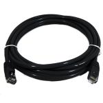 8Ware PL6A-30BLK Cat6A UTP Snagless Ethernet Cable - 30m - Black