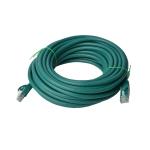 8Ware PL6A-20GRN Cat6A UTP Snagless Ethernet Cable - 20m - Green