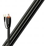 AUDIOQUEST BLAB02  Black lab 2M subwoofer   cable. Long grain copper (LGC) Metal-layer noise dissipation Foamed-Polyethylene dielectric Cold-welded,Gold plated termination Jacket - black with white stripes