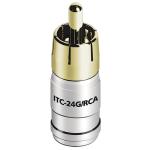 AUDIOQUEST ITC-20N-RCA50  ITC Connectors - 24 AWG - RCA - Gold (50 Pack) 68-005-04