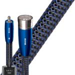 AUDIOQUEST WATER03X  Water 3M XLR to XLR pair. Solid perfect surface copper plus. Triple balanced.Polyethylene air-tubes. Cold-welded,silver over copper TER Jacket - blue - black braid