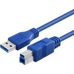AEON USB3A-BM15 Cable SuperSpeed USB Type A 3.0 to Type B 3.0 Data Cable - 1.5m