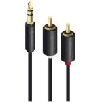 Alogic AD-SPL-02 Premium Cable 3.5mm Stereo Audio Male to 2x RCA Stereo Male 2m