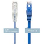 Alogic C6S-02BLU Cat6 Slim Ethernet Cable - 2m - Blue 28 AWG