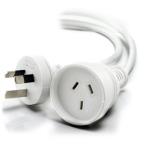 Alogic MF-PEXT-10 AUS 6-Pin to AUS 3-Pin Cable - 10m - White