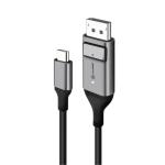 Alogic ULCDP01-SGR 1M ULTRA USB-C (MALE) TO DISPLAYPORT (MALE) CABLE - 4K  60HZ