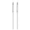 Belkin MIXITUP 3.5mm Audio Cable - 1.2m - Silver Metallic Belkin MIXITUP 3.5mm Audio Cable - 1.2m - Silver Metallic