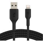 Belkin BoostCharge 1M Lightning to USB-A Braided Cable  - Black