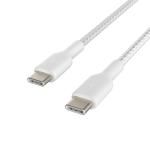 Belkin Braided USB-C Cable - 1m - White