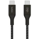 Belkin 240W Braided USB-C Cable - 1m - Black