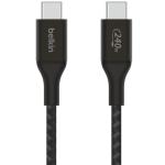 Belkin 240W Braided USB-C Cable - 2m - Black