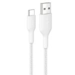 Belkin BoostCharge Braided USB-A to USB-C 2.0 Cable - 1m - White