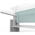 CMS Electracom Trax Umbilical Cable Tray to Workstation single compartment umbilical kit 1200mm long - Cable tray to workstation for height adjustable tables, c/w