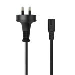 Cruxtec 2M 2Pin Male to IEC-C7 Female Power Cable - SAA Approved , AU/NZ