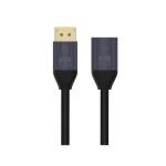 Cruxtec DisplayPort 1.4 Male to Female Extension Cable - 2m 8K/60Hz & 4K/120Hz