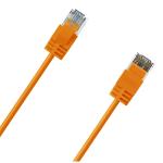 Cruxtec Cat6A Ultra Slim Ethernet Cable - 1m - Orange