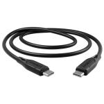 Cygnett Essentials USB-C to USB-C Cable - 2m  - Black