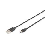 Digitus AK-300154-018-S USB-C Male to USB-A Male Cable - 1.8m