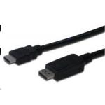 Digitus DK-340300-020-S DisplayPort to HDMI Cable - 2m Suitable for Connecting Computers to Monitors that do not have a DisplayPort (Flat Panel Televisions)