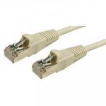 Dynamix Cat6 STP Patch Lead - 2m - Beige T568A Specification - 26AWG - Slimline Snagless Moulding - Shielded RJ45 with 50µ Inch Gold Plate Connectors