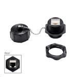 Dynamix IPR-C6C Cat6 Shielded Joiner IP67 Rated - Dust Cap