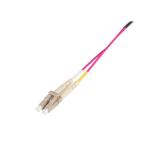 Dynamix FL-LCLCOM4-2H OM4 LC to LC Fibre Lead - 2.5m - Raspberry Pink 50 Micron - Duplex - Multimode - LSZH Jacket