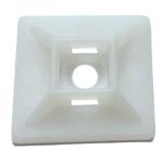 Dynamix DY20CTM 20 x 20mm Self Adhesive Natural Cable Ties Mount. Pack of 100