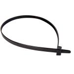 Dynamix DY5508B 7.6 x 550mm UV Black Cable Ties. Pack of 50. 540N/55.1kgs Tensile Strength. Made from U.L. Approved Nylon 6/6 with Flamability Rating of UL 94V-2
