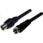 Dynamix CA-FRF-5 5M RF PAL Male to F Type Male Coaxial Cable