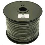 Dynamix C-RJ11 R102 6 Wire Flat Cable Roll - 100m - Black