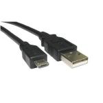 Dynamix C-U2AMICB-2 Type Micro B USB 2.0 2M B Male to Type A Male cable microUSB Connectors universal for MOBILE PHONE &more