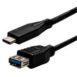 Dynamix C-U3.1CAF-0.2 USB-C 3.1 Male to USB-A Female Cable - 20cm