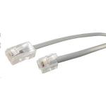Dynamix C-RJ1245-3 3M RJ-12 to RJ-45 Cable - 4C        All pins connected crossed, GREY
