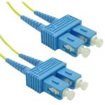 Dynamix FSM-SCSC-0 OS1 SC to SC Fibre Lead - 50cm - Yellow 9 Micron - Duplex - Singlemode - G657A1 Bend Insensitive - LSZH Jacket