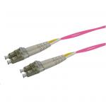 Dynamix FL-LCLCOM4-2  2M 50u LC/LC OM4            Fibre Lead (Duplex, Multimode) Rasberry PinkColourCable