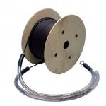 Dynamix FOM36CLCLC-100  100M 6 Core OM3 LC to LC    PreTerm Tight Buffered Indoor/ Outdoor Fibre Cable. 900um Tails Staggered with Pulling Tube/Eye Supplied on a Reel