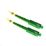 Dynamix FSM-SCASCA-0-SX OS1 SC APC to SC APC Fibre Lead - 50cm - Yellow 9 Micron - Simplex - Singlemode - G657A1 Bend Insensitive - LSZH Jacket