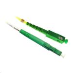 Dynamix FSM-LCASCA-10-SX OS1 LC APC to SC APC Fibre Lead - 10m - Yellow 9 Micron - Simplex - Singlemode - G657A1 Bend Insensitive - LSZH Jacket